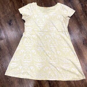 Fresh Produce Womens Dress L Floral Cottage Lounge Cotton USA Made Soft READ